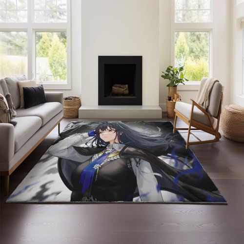 MeeTe Fußmatten Texas (Arknights) – Staubabsorbierende, Schmutzabweisende Fußmatte Für Den Hauseingang, Eingangsteppich, Verandamatte, Fußmatte Für Den Außenbereich (45x120cm,Texas 04) von MeeTe