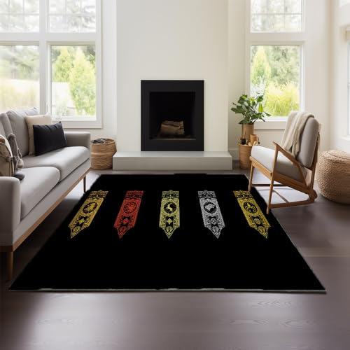 MeeTe Game of Thrones Fußmatten Für Den Haushalt, Staubabsorbierend, Schmutzabweisend, Für Eingangstüren, Eingangsteppiche, Verandamatten, Fußmatten Für Draußen (GOF 04,120x180cm) von MeeTe