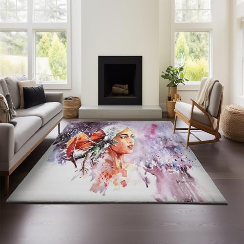 MeeTe Game of Thrones Teppich Schlafzimmer Wohnzimmer Kinder Jungen Teenager Flanell Teppich Läufer Fußmatte (GOF 03,60x90 cm) von MeeTe