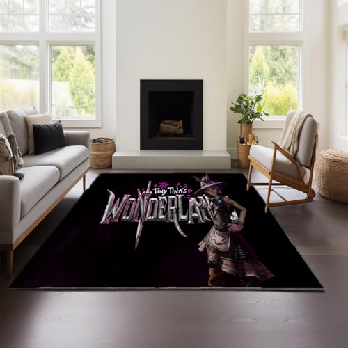 MeeTe Verdickter Kaschmir-Imitat-Teppich „Tiny Tina's Wonderlands“ – Marokkanischer Wohn-/Schlafzimmer-Sofa-/Couchtisch-Decke Im Ethno-/Amerikanischen-Landhaus-/Retro-Stil (TTW 02,120x180cm) von MeeTe