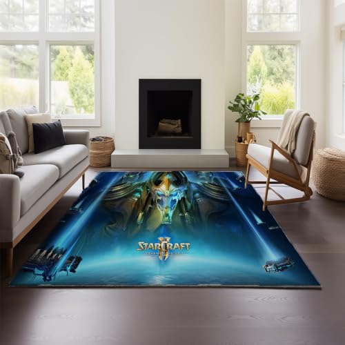 MeeTe Verdickter Kaschmir-Imitat-Teppich Im Marokkanischen Stil Mit Sternenmotiv, Decke Für Wohnzimmer, Schlafzimmer, Sofa, Couchtisch, Ethno-Amerikanisch-Landhausstil (SC 01,100x120cm) von MeeTe