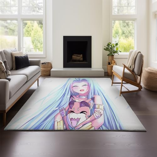 Moderner Abstrakter Teppich „Granblue Fantasy“ – Kücheneingang, Braun, Innenbereich, Maschinenwaschbar – Niedriger Teppichboden Im Used-Look Für Schlafzimmer Und Büro (GF 02,45x120cm) von MeeTe