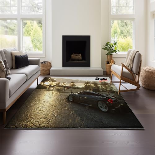 Moderner Kurzflor-Wohnzimmerteppich Mit Geometrischem 3D-The-Crew-Effekt (The Crew 01,140x200cm) von MeeTe