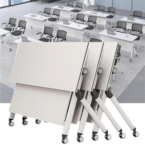 Meedlopia 3-teiliger Klappkonferenztisch mit feststellbaren Rädern für Konferenz- und Schulungsräume 71-Zoll-Flip-Top-Mobil-Schulungstisch Meedlopia 3-teiliger Klappkonferenztisch mit feststellbaren Rädern für Konferenz- und Schulungsräume 71-Zoll-Flip-Top-Mobil-Schulungstisch von Meedlopia