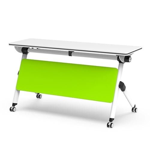 Meedlopia Klappbarer Konferenztisch mit Rädern für Büro-Besprechungen, weiße Mobile Tische Meedlopia Klappbarer Konferenztisch mit Rädern für Büro-Besprechungen, weiße Mobile Tische von Meedlopia