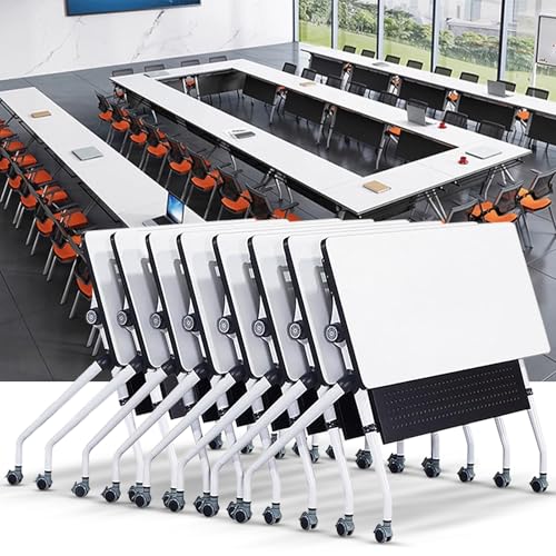 Meedlopia Konferenzraumtisch Flip Top Mobiler Schulungstisch mit Rädern für Konferenzräume Schulungsräume Meedlopia Konferenzraumtisch Flip Top Mobiler Schulungstisch mit Rädern für Konferenzräume Schulungsräume von Meedlopia