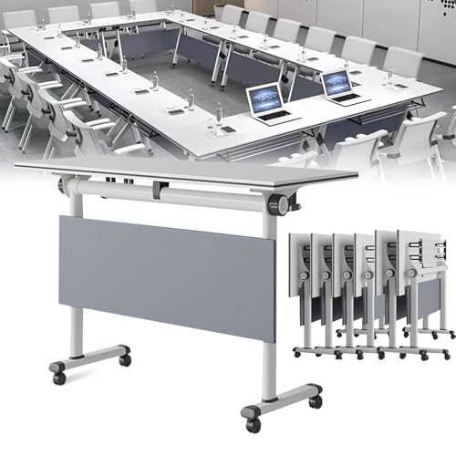 Mobiler Konferenztisch mit großem, klappbarem, rechteckigem Design für Moderne Büro-Sitzungssäle Mobiler Konferenztisch mit großem, klappbarem, rechteckigem Design für Moderne Büro-Sitzungssäle von Meedlopia