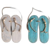 strand Dekor Flip Flops Hängend Im Set 23 cm von Meehrblicker