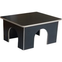Schwarzes Häuschen Für Meerschweinchen 80059 von MeerSchwaikheim