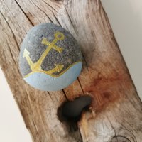 Bemalte Strandkiesel Von Der Insel Rügen von Meergeschenke