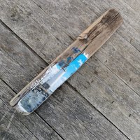Leuchtturm Maltzien Auf Rügen | Holzdruck Treibholz von Meergeschenke
