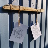 Treibholz | Bilderaufhänger Fotowand Von Der Insel Rügen von Meergeschenke