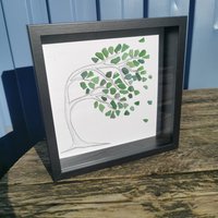 Windflüchterbaum Aus Meerglas Von Der Insel Rügen von Meergeschenke