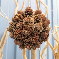 Zapfenkugel | Adventskugel Weihnachtskugel von Meergeschenke