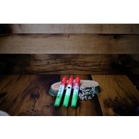 Glückskerze Stabkerze Bunte Kerze Fliegenpilz Dipdiy Handarbeit Glücksbringer Personalisiert von Meerzwirn