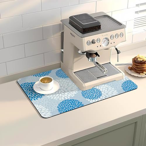Meetcolor Abtropfmatte, 30,5 x 50,8 cm, Abtropfgestell mit Gummi-Rückseite, saugfähige Kaffee-Bar-Matte für Küchenarbeitsplatte, leicht zu reinigende Espressomatten, passend unter Kaffeemaschine Meetcolor Abtropfmatte, 30,5 x 50,8 cm, Abtropfgestell mit Gummi-Rückseite, saugfähige Kaffee-Bar-Matte für Küchenarbeitsplatte, leicht zu reinigende Espressomatten, passend unter Kaffeemaschine von Meetcolor