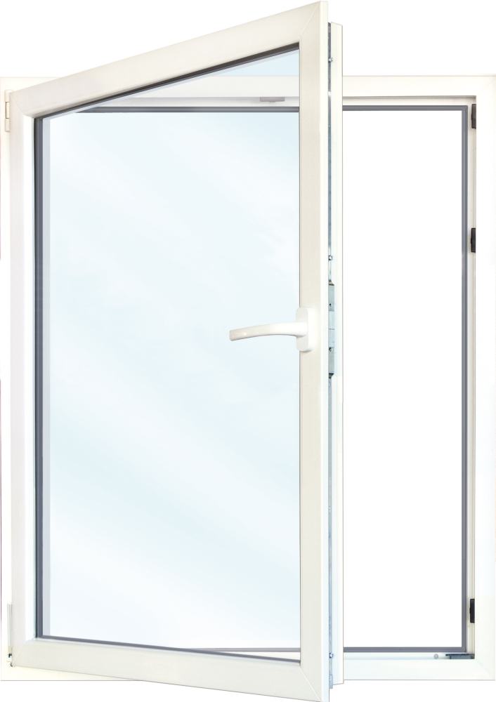 Meeth Fenster 120 x 100 cm DIN links 1 flügelig Dreh-Kipp weiß von MEETH