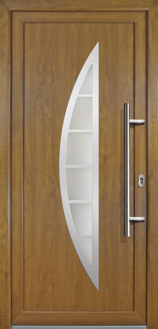 Meeth Haustür Signum PVC Exclusiv PVC Modell 28 108 x 200 cm, DIN rechts, Golden Oak Meeth Haustür Signum PVC Exclusiv PVC Modell 28 108 x 200 cm, DIN rechts, Golden Oak von JOSEFMEETH