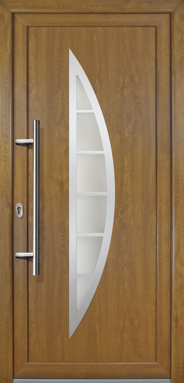 Meeth Haustür Signum PVC Exclusiv PVC Modell 28 98 x 200 cm, DIN links, Golden Oak Meeth Haustür Signum PVC Exclusiv PVC Modell 28 98 x 200 cm, DIN links, Golden Oak von JOSEFMEETH