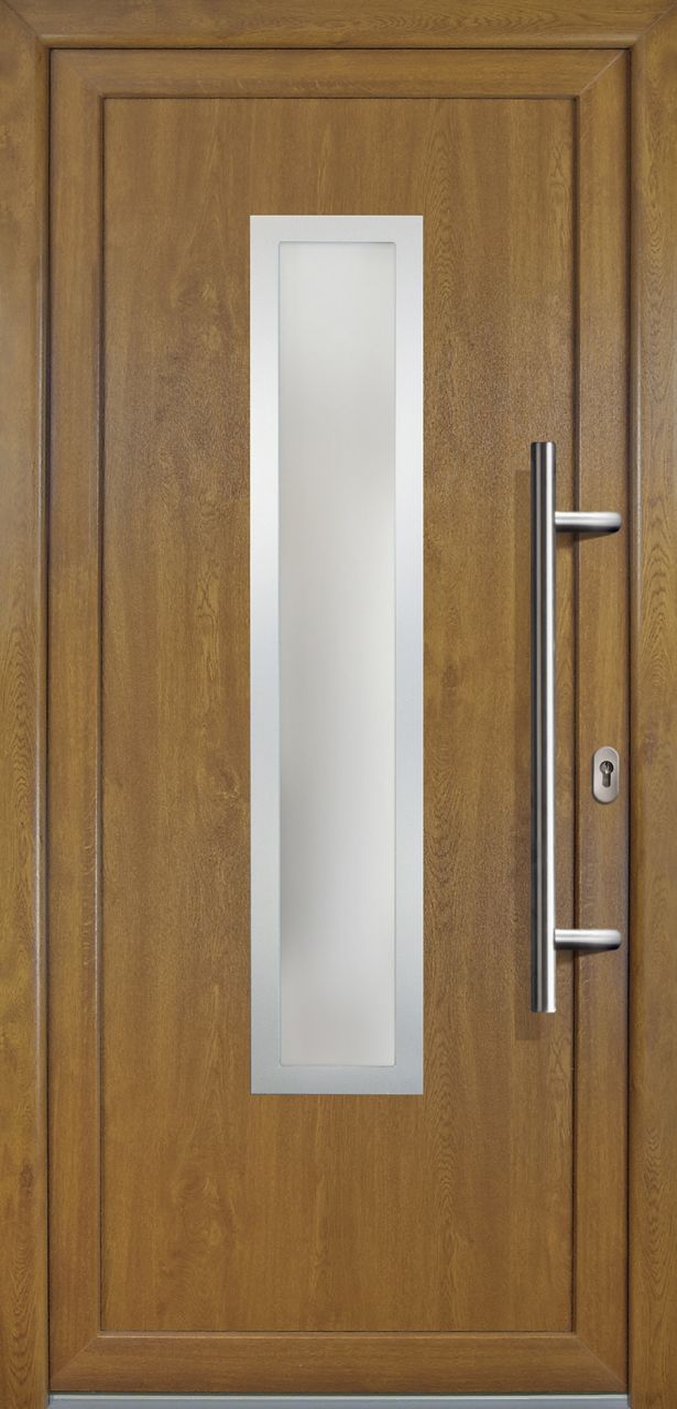 Meeth Haustür Signum PVC Exclusiv PVC Modell 32 88 x 208 cm, DIN rechts, Golden Oak Meeth Haustür Signum PVC Exclusiv PVC Modell 32 88 x 208 cm, DIN rechts, Golden Oak von JOSEFMEETH