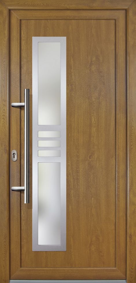 Meeth Haustür Signum PVC Exclusiv PVC Modell 53 88 x 200 cm, DIN links, Golden Oak Meeth Haustür Signum PVC Exclusiv PVC Modell 53 88 x 200 cm, DIN links, Golden Oak von JOSEFMEETH