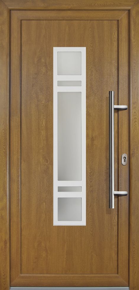 Meeth Haustür Signum PVC Exclusiv PVC Modell 83 108 x 208 cm, DIN rechts, Golden Oak Meeth Haustür Signum PVC Exclusiv PVC Modell 83 108 x 208 cm, DIN rechts, Golden Oak von JOSEFMEETH