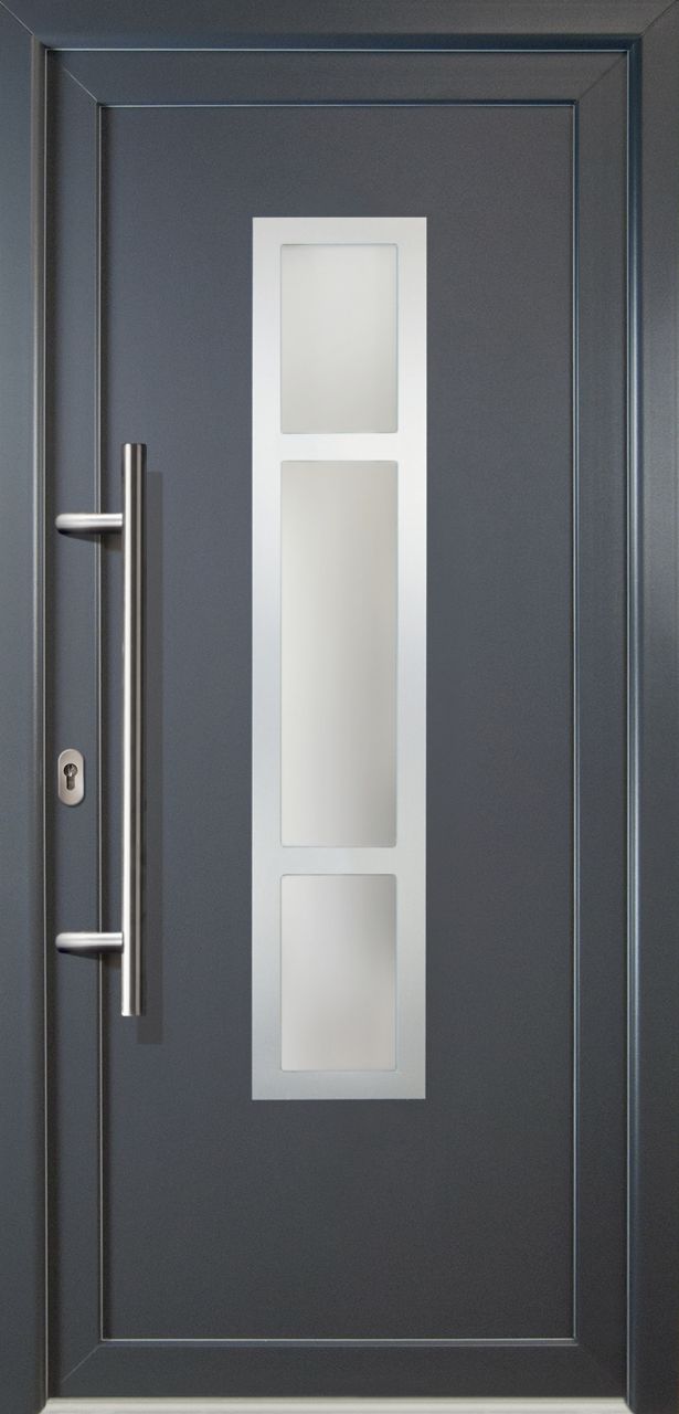 Meeth Haustür Signum PVC Exclusiv PVC Modell 87 98 x 200 cm, DIN links, Titan Meeth Haustür Signum PVC Exclusiv PVC Modell 87 98 x 200 cm, DIN links, Titan von JOSEFMEETH