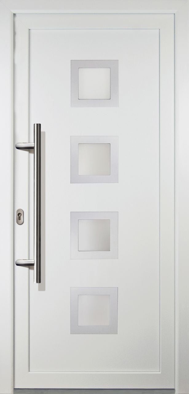 Meeth Haustür Signum PVC Modell 84 98 x 200 cm, DIN links, weiß von JOSEFMEETH