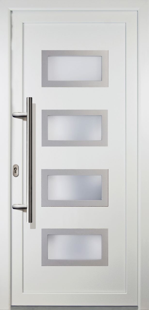 Meeth Haustür Signum PVC Modell 92 88 x 200 cm, DIN links, weiß Meeth Haustür Signum PVC Modell 92 88 x 200 cm, DIN links, weiß von JOSEFMEETH