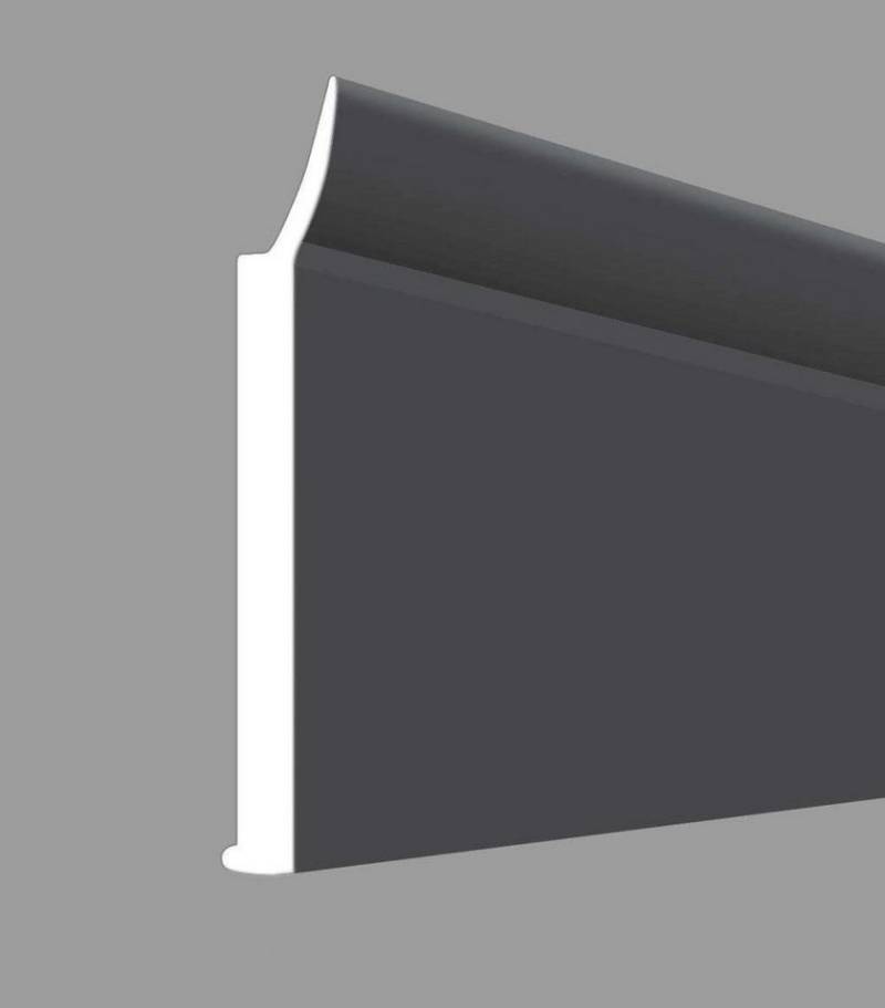 Meeth Türbodendichtung Flachprofil mit Dichtlippe 140 x 3 x 0,3 cm titan von Meeth