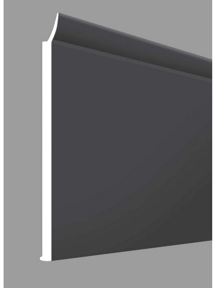 Meeth Türbodendichtung Flachprofil mit Dichtlippe 140 x 5 x 0,3 cm titan von Meeth