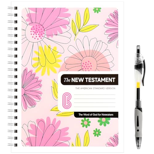 Meetory The Bible In A Year - A 52-Week Study Through Gods Word, A Daily Bibles Study Workbook with Spiral Binding, NIV Study Journal & Reflective Questions – Compact A4 Size von Meetory