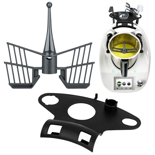 Meetory Thermomix Zubehör Rührer Mixer, 1PCS Thermomix Veranstalter Halter und 1PCS Schmetterling Rühraufsatz für Thermomix TM5 TM6 TM31, Küchenmaschine Ersatzteile, Thermomix Zubehör Aufbewahrung von Meetory