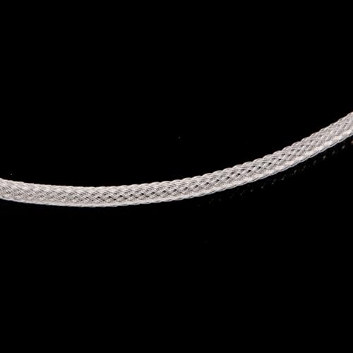 10 Stück Nylon für geflochtene Schlaufenverbinder zum Fliegenfischen und starkes Design, einfache Befestigung für Angler (weiß, 9 kg) von MeevrgR