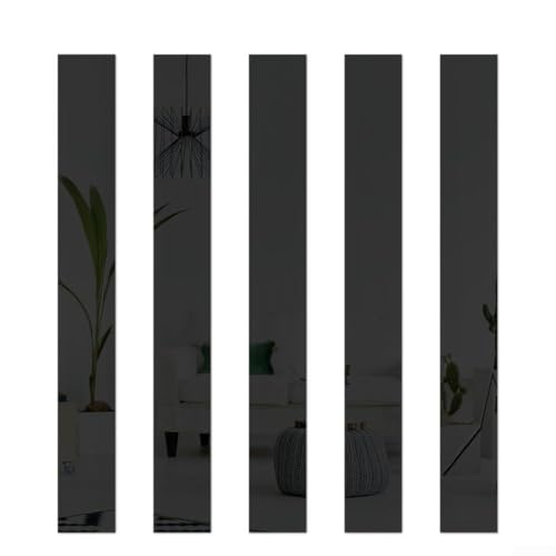 10 x Acryl-Wand-Aufkleber, langes Streifen-Design für schöne Innenräume (schwarz) von MeevrgR