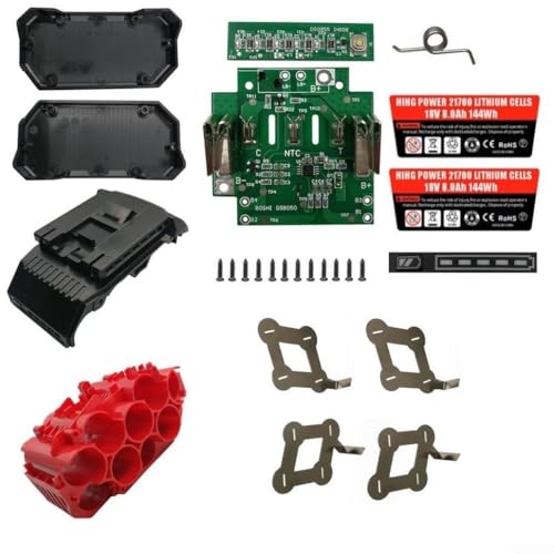 10x21700 Batterie-Reparaturkomponente Kunststoffgehäuse und PCB für Bosch BAT618 10x21700 Batterie-Reparaturkomponente Kunststoffgehäuse und PCB für Bosch BAT618 von MeevrgR