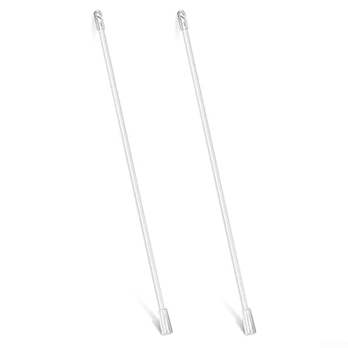 2 Stück für Fensterrollos, Kippstangen aus Acryl, mit sicherem Griff für einfache Jalousienkontrolle, klares Design 2 Stück für Fensterrollos, Kippstangen aus Acryl, mit sicherem Griff für einfache Jalousienkontrolle, klares Design von MeevrgR