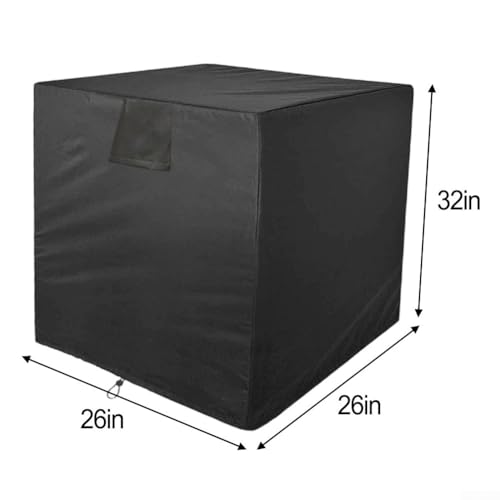 210D Oxford Cloth Outdoor AC Cover with Snug Fit and Windproof Features for Enhanced Protection of Vertical Units (66.0 * 66.0 * 81.3 cm) von MeevrgR