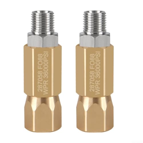 360 Grad drehbare Messingkupplung mit auslaufsicherer Dichtung und Edelstahlgelenk für Sprühgeräte und Lackiersysteme von MeevrgR