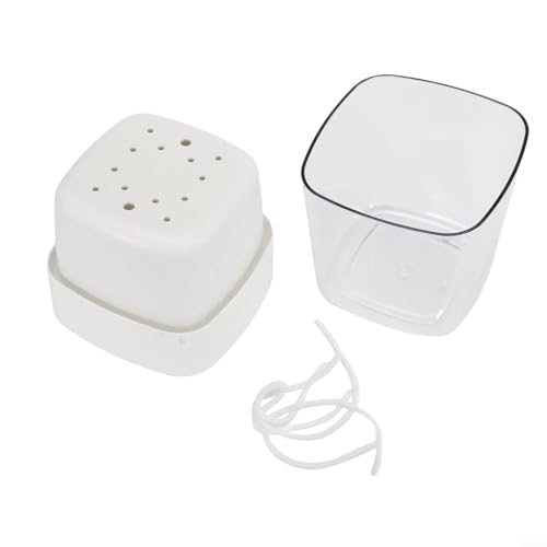 3er-Pack selbstbewässernde Töpfe mit innovativem Design zur Überwachung des Feuchtigkeitsgehalts in Ihrem Garten (weiß) von MeevrgR