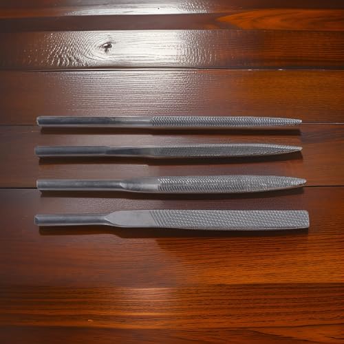 5 Stück pneumatische Feilen Air Tool Zubehör zum Entgraten und Formen von Schmuck und Glas (runde Feile) von MeevrgR