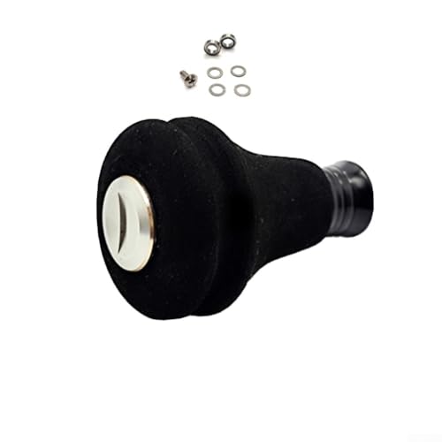8 x 8 g EVA-Angelrollen-Griffknöpfe, passend für 27 mm und 4 mm Schäfte, perfektes Baitcast-Zubehör (Silber) von MeevrgR