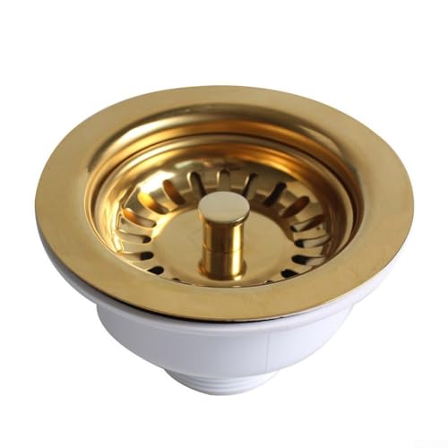 Abflusssieb mit 114 mm Größe für reibungslosen Abfluss in Küchenspülen von MeevrgR