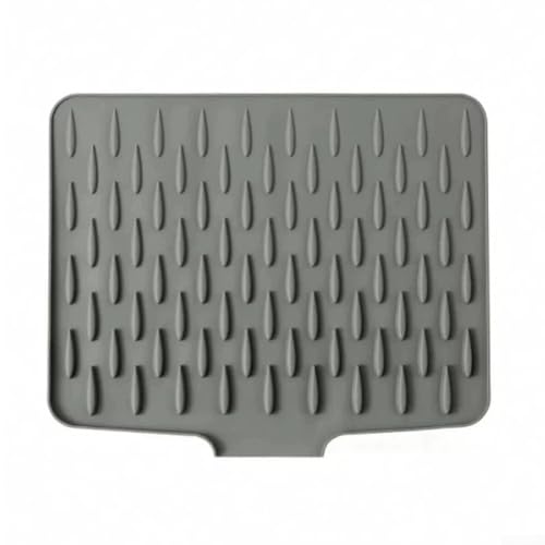 Abgeschrägtes weiches Gel-Pad für die Arbeitsplatte zum effizienten Trocknen von Geschirr, Wärmeisolierung und Rutschfestigkeit in Küchenbereichen (2 Stück) von MeevrgR