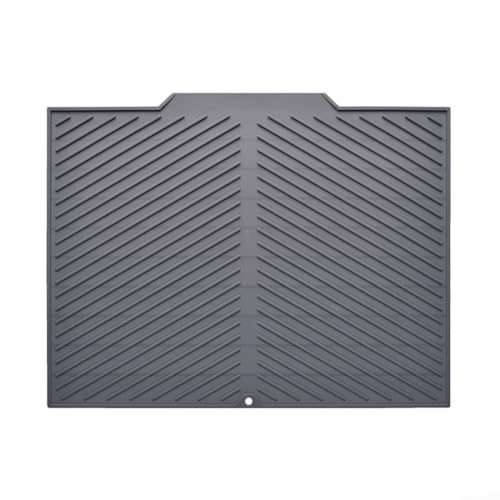 Abtropfmatte mit Ablaufauslass und Aufhängeloch für effiziente Küchenorganisation (33,5 x 43 cm) von MeevrgR