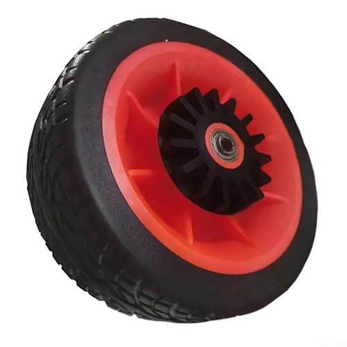 All Terrain Wagon Cart Wheel 7 8 Zoll Reifen mit verbessertem Grip für Outdoor-Aktivitäten (Orange) von MeevrgR