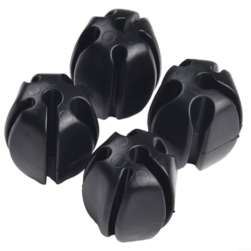 Angelruten-Organizer, 4-teiliges Set, um Ihre Angelruten sicher und leicht zugänglich zu halten (schwarz) von MeevrgR