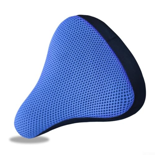 Bequemer Fahrradsattel-Kissenbezug, dickes, atmungsaktives Netzgewebe für verbessertes Fahren (dunkelblau) von MeevrgR