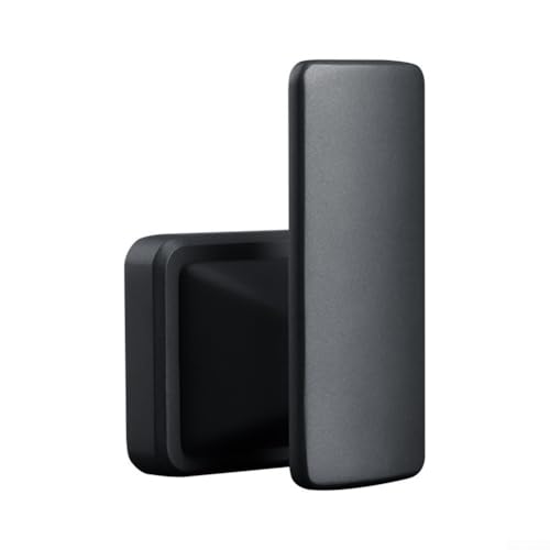 Einseitiges Schloss aus Zinklegierung für Innentüren mit galvanisierter Oberfläche, entworfen für Wohn- und Gewerbe-Schlafzimmertüren, Dicke 35 x 50 mm (schwarz) von MeevrgR