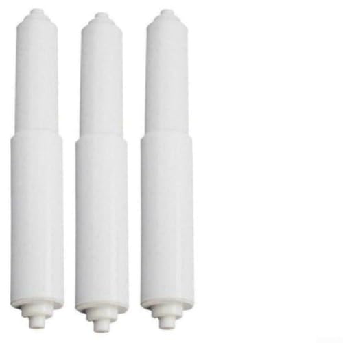 Ersatz-Toilettenpapierhalter-Rollspindeln mit Federeinsatz, kompatibel mit Standard-häuslichen Toilettenpapierrollenhaltern, 3 Stück von MeevrgR